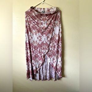 Charlotte Russe Pink And White Skirt